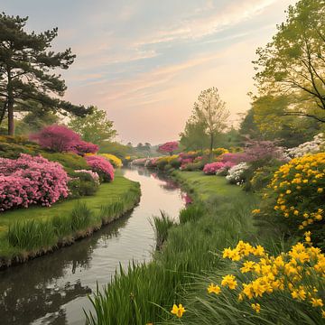 Sereniteit in de lente van Artistic