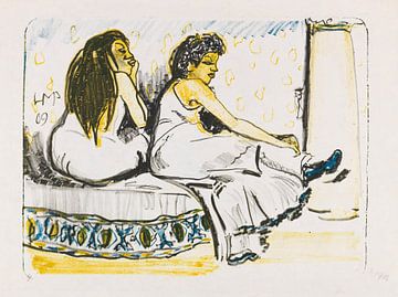 Max Pechstein, Dans le harem, 1909