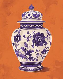Klassische Porzellanvase