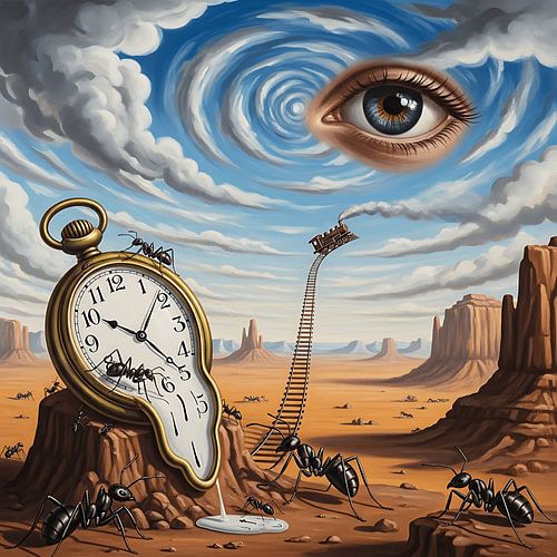 Dreamscape Reflections - Surrealismus Wandkunst