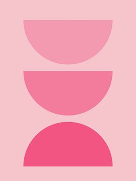 Bauhaus Boho Roze 2 van Jolly and Dash