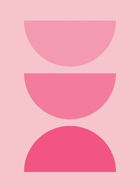 Bauhaus Boho Roze 2 van Jolly and Dash