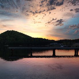 Sunset over the Terhills of the Hoge Kempen National Park, Belgium by Tim Goossens