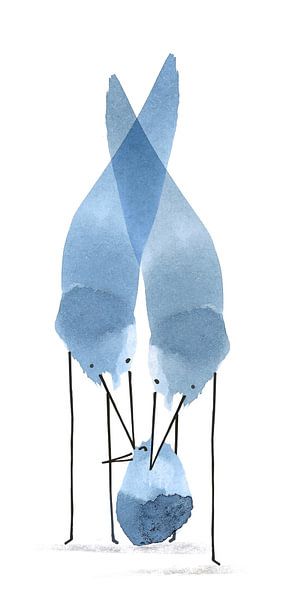 Will be fine baby (blue) by Marije Kalshoven