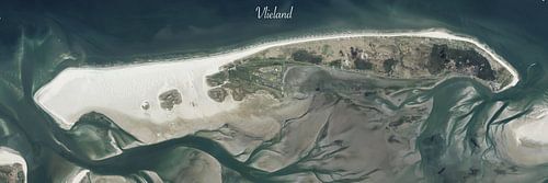 Panorama Luchtfoto van Vlieland