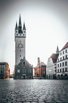 Stadt Straubing Stadtplatz Bayern Niederbayern