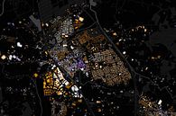 Kaart van Boxtel abstract van Maps Are Art thumbnail