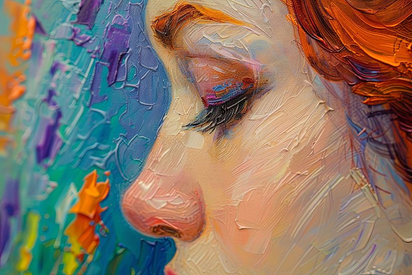 picturesque image of woman by Egon Zitter
