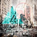 New York City | Geometric Mix No. 3 van Melanie Viola thumbnail