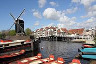 Molen de Put bij het Galgewater in Leiden van Carel van der Lippe thumbnail