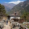 Wandel in de Himalaya, Nepal Azie van Ton Tolboom