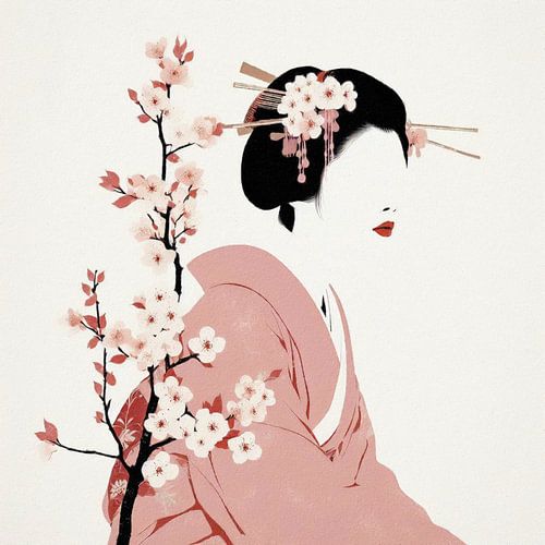 Minimal Geisha Art II