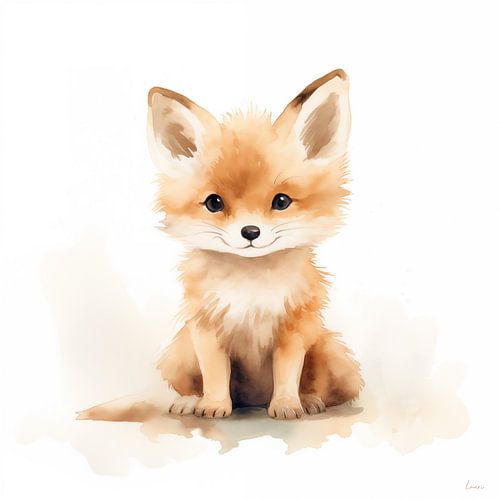 Vosje in warme tinten.