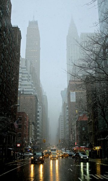 'Chrysler Building en regen', New York  von Martine Joanne