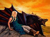 The Game of Thrones Schilderij van Paul Meijering thumbnail