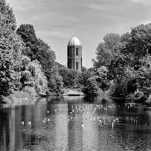 Der Wasserturm am Neckardreef in Overvecht (Utrecht) - quadratisch