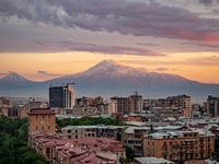 Ararat sunset Yerevan (Armenia)