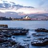 Sydney in the evening by Cor de Bruijn
