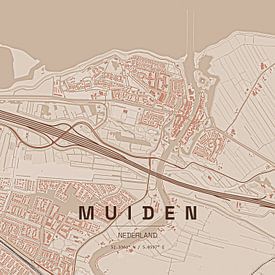 Plan de Muiden sur Stef van Campen
