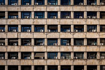 The beauty of a dilapidated office colossus
