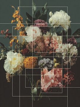 Geometrischer Strauß von Franka Poulain