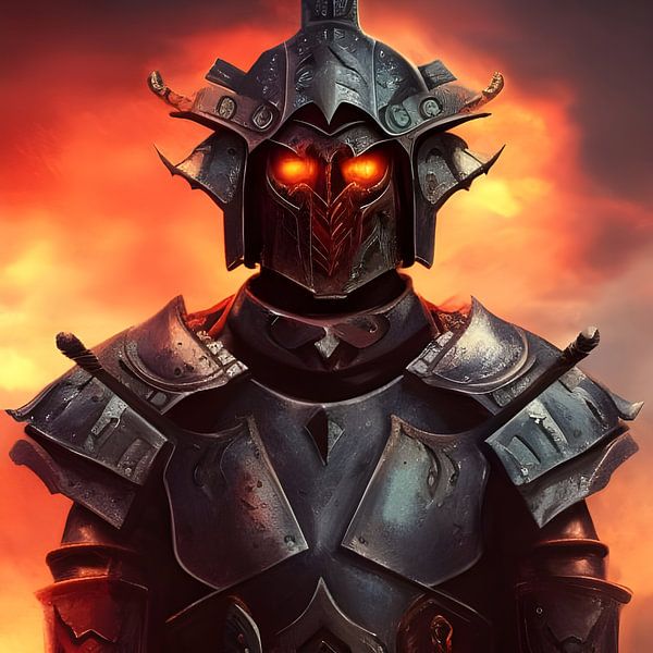Warrior of the Elements in Armour by Babetts Bildergalerie