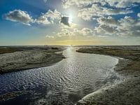 Zicht op het Wad