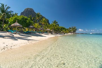 Droomstrand Mauritius van Peter Schickert