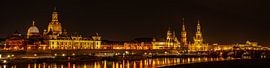 Dresden by night by Ullrich Gnoth