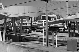 Arnheim Zentral schwarz-weiß von Niels Berendsen