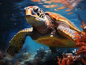 Meeresschildkröte von PixelPrestige