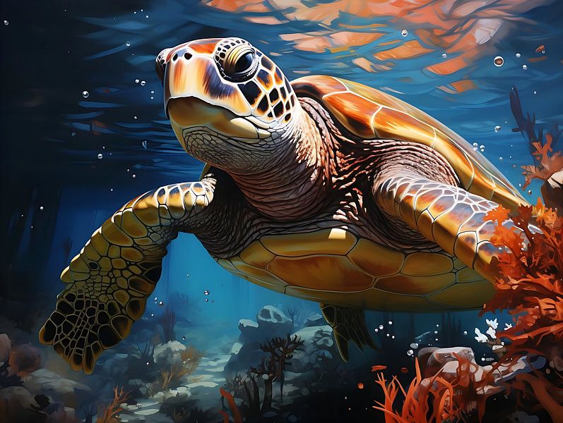 Sea turtle by PixelPrestige
