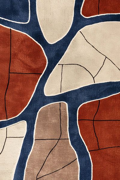 Abstract artwork with flowing shapes and lines by Art & Soul Creations