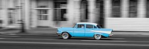 Taxi in Havana van Cor Ritmeester