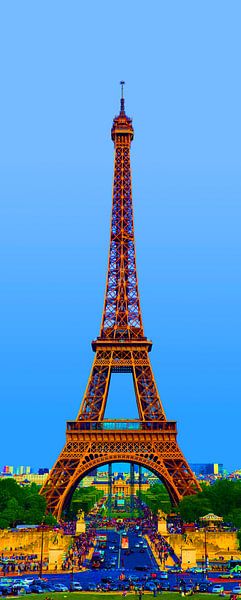 Eiffel Tower artist impression by Sean Vos