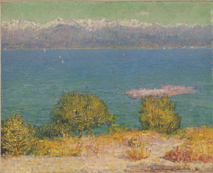 John Peter Russell Landscape, Antibes (Gulf of Nice) by finemasterpiece