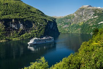 Geiranger Fjord by Rainer Mirau