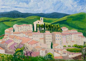 Flayosc Provence France van Antonie van Gelder Beeldend kunstenaar
