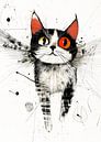 Drawing cat animal art 9 #cat by JBJart Justyna Jaszke thumbnail