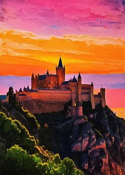 Alcázar von Segovia Sonnenuntergang von MIROKKU