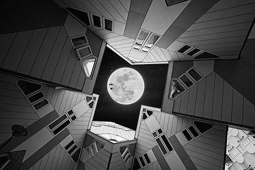 Kubuswoningen @ Rotterdam van Rob Boon
