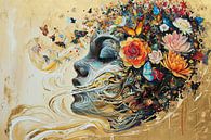Colourful flower painting | Butterfly Flowers by Art Whims thumbnail