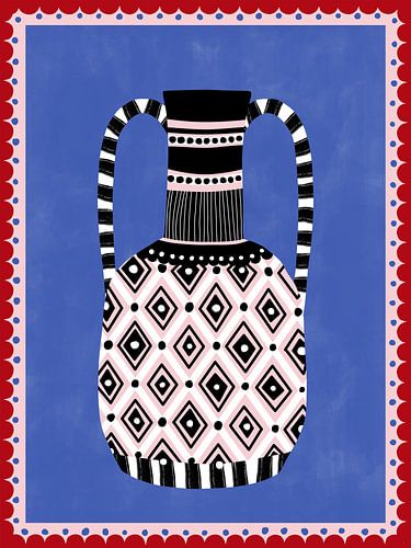 Motifs géométriques et couleurs vives