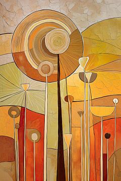 Abstract flowers by Bert Nijholt