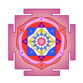 Yantra of the planet Venus, ruler of the constellations Libra and Taurus by Paul Evdokimov