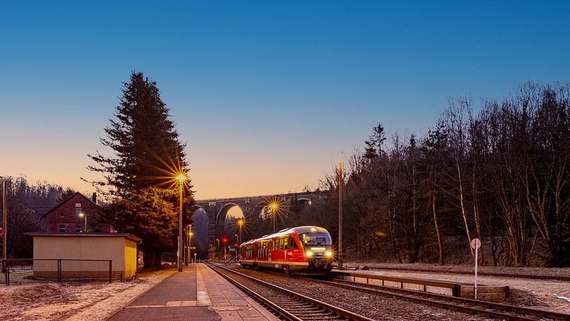 Erzgebirgsbahn Hetzdorf Viadukt von Johnny Flash