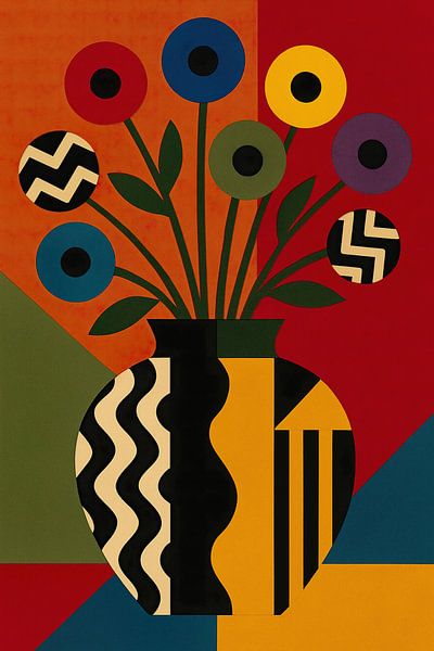 Still Life Fifty Shades of Vase van Moonheart Artworks
