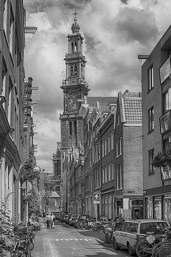 Blick auf die Westertoren in Amsterdam