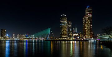 Famous Skyline of Rotterdam van Peter Hooijmeijer