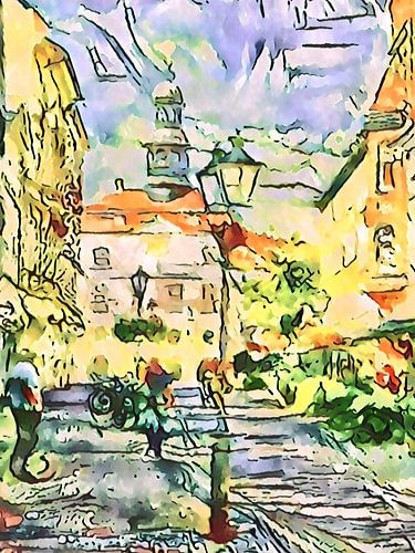 Lüneburg, Watercolour #1